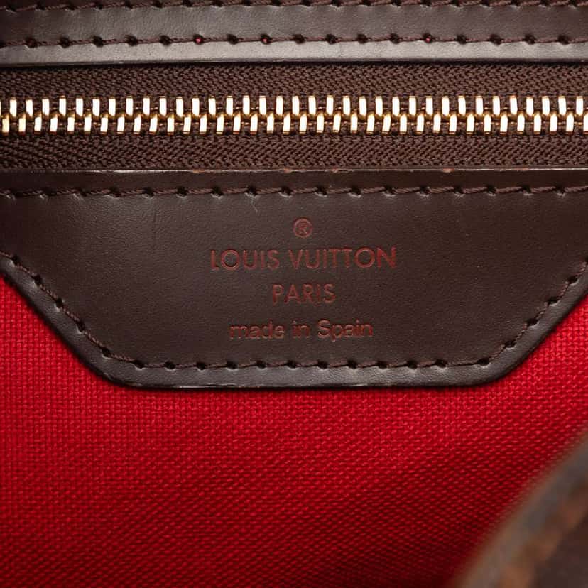 Louis Vuitton Damier Ebene Cabas Rivington Brown Very good condition - Box View