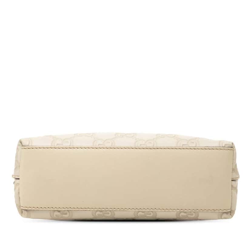 Gucci Guccissima Pouch White Leather Very good condition - Inside View