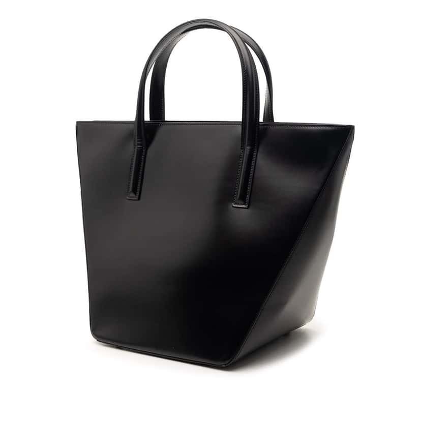 Cartier Leather Panthere Satchel Black Leather Very good condition - Back View