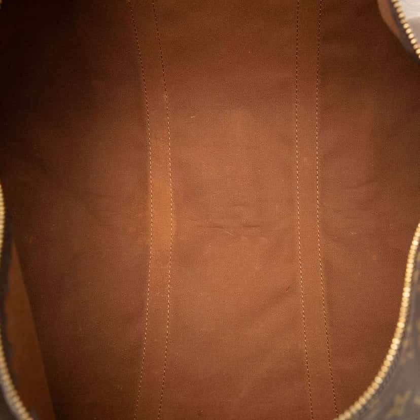 Louis Vuitton Monogram Keepall Bandouliere 50 Brown Good condition - Model View