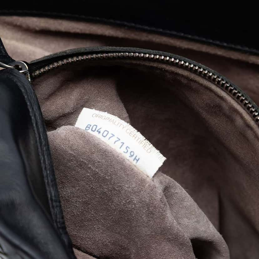 Bottega Veneta Medium Nappa Intrecciato Roma Tote Black Leather Very good condition - Box View