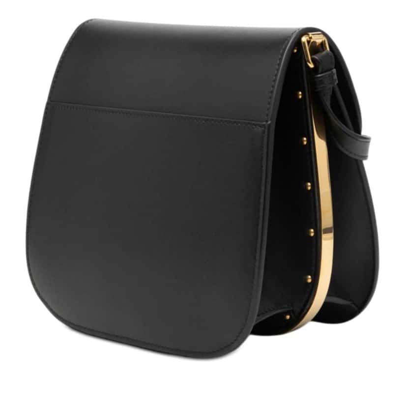 Dior Medium Calfskin Bobby Frame Flap Black Leather Very good condition - Back View