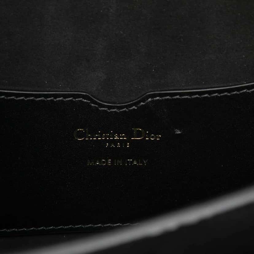 Dior Medium Calfskin Bobby Frame Flap Black Leather Very good condition - Box View