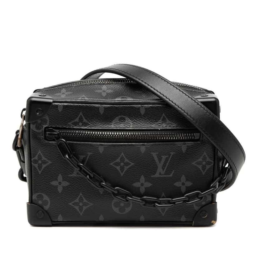 Louis Vuitton Monogram Eclipse Mini Soft Trunk Black Very good condition - Front View