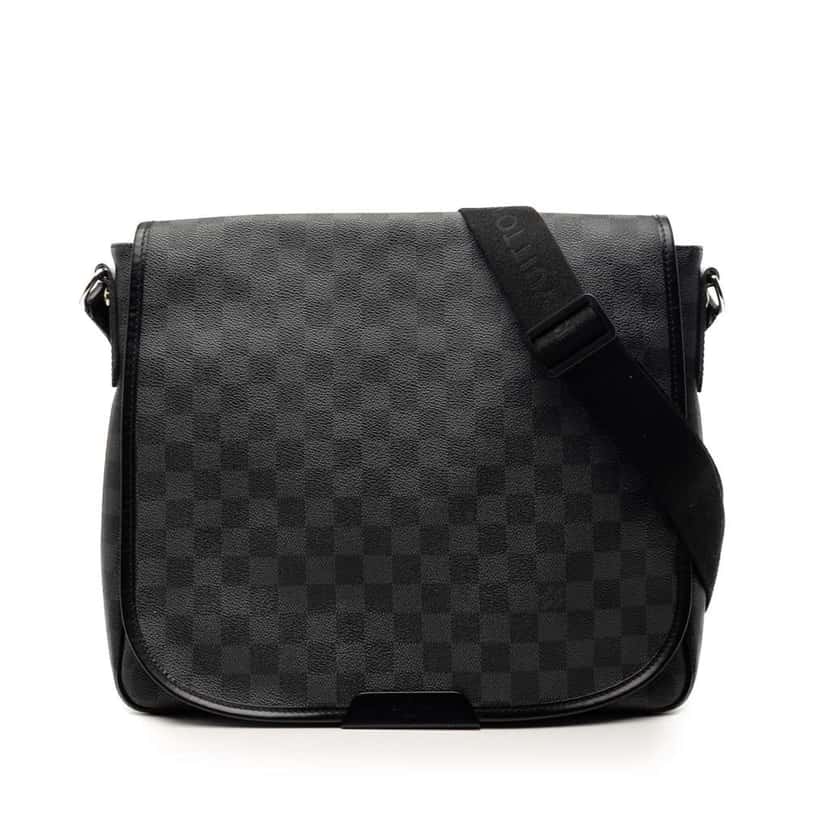 Louis Vuitton Damier Graphite Daniel MM Black Very good condition - Front View