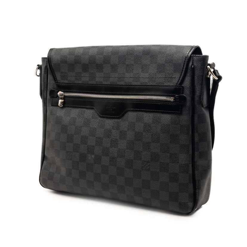Louis Vuitton Damier Graphite Daniel MM Black Very good condition - Back View