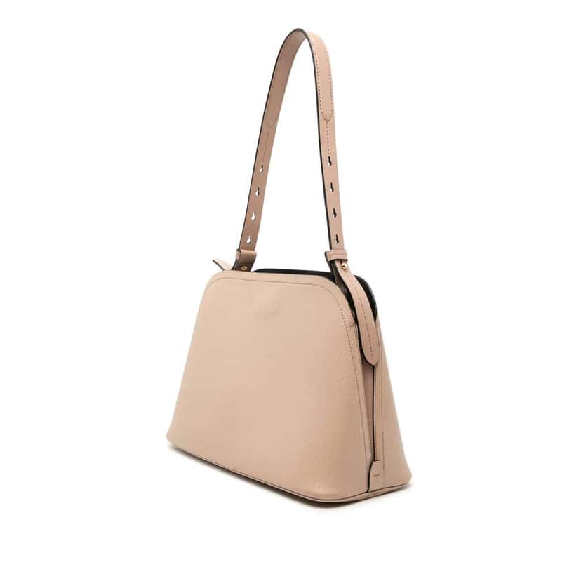 Prada Small Saffiano Cuir Matinee Satchel Brown Leather Very good condition - Back View