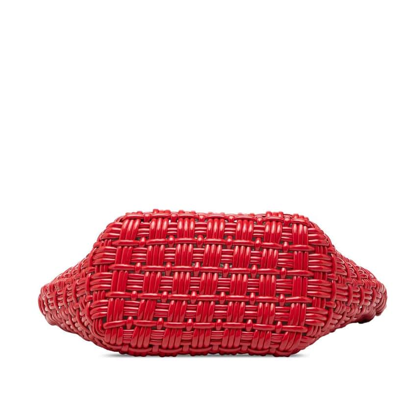 Balenciaga Faux Leather Bistro Panier XS Red Polyester Very good condition - Inside View