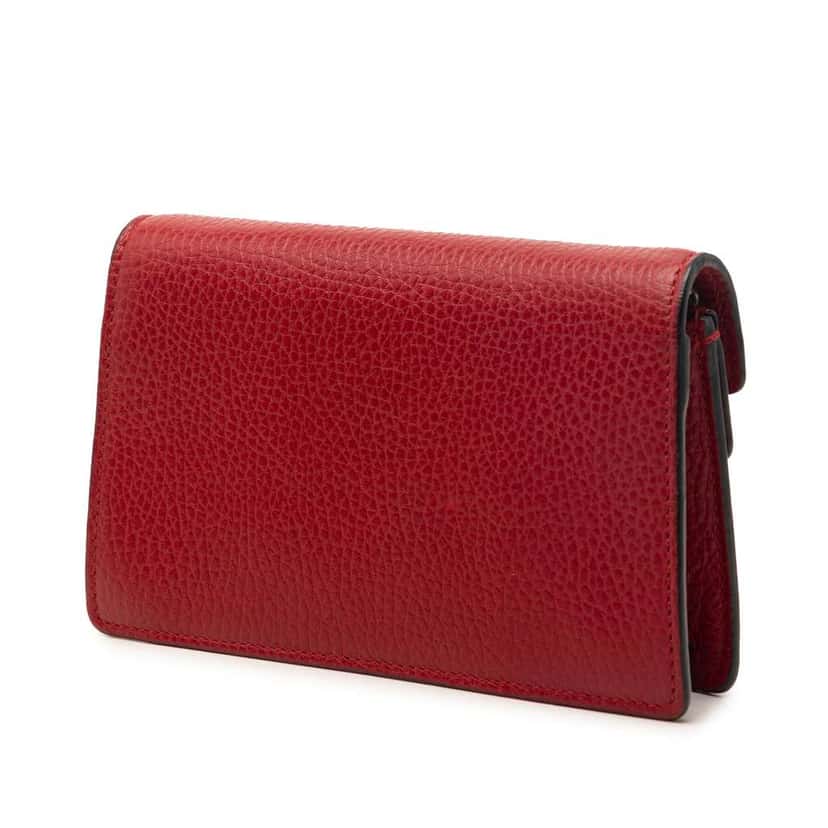 Gucci Mini Leather Dionysus Crossbody Red Leather Very good condition - Back View