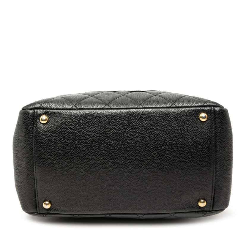 Chanel Petite Caviar Timeless Tote Black Leather Very good condition - Inside View