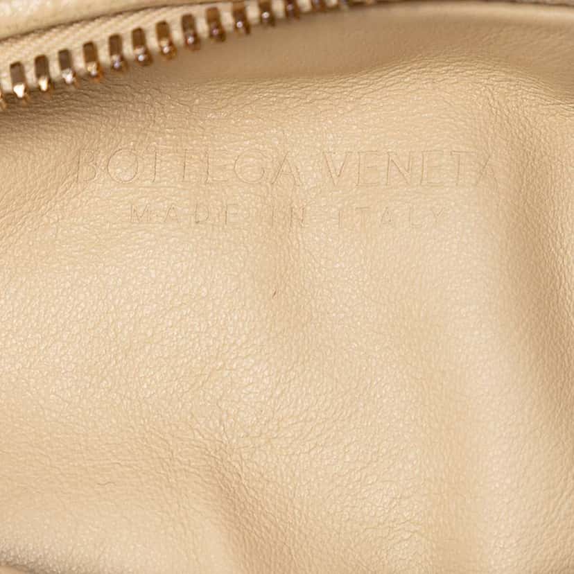 Bottega Veneta Mini Nappa Intrecciato Jodie Beige Leather Very good condition - Box View