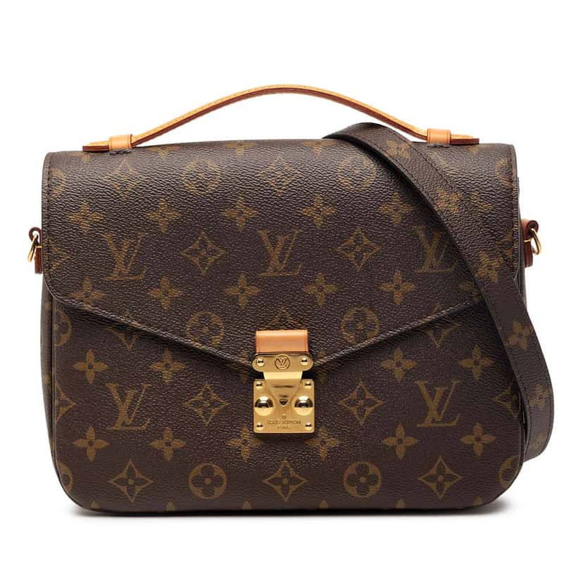 Louis Vuitton Monogram Pochette Metis Brown Very good condition - Front View