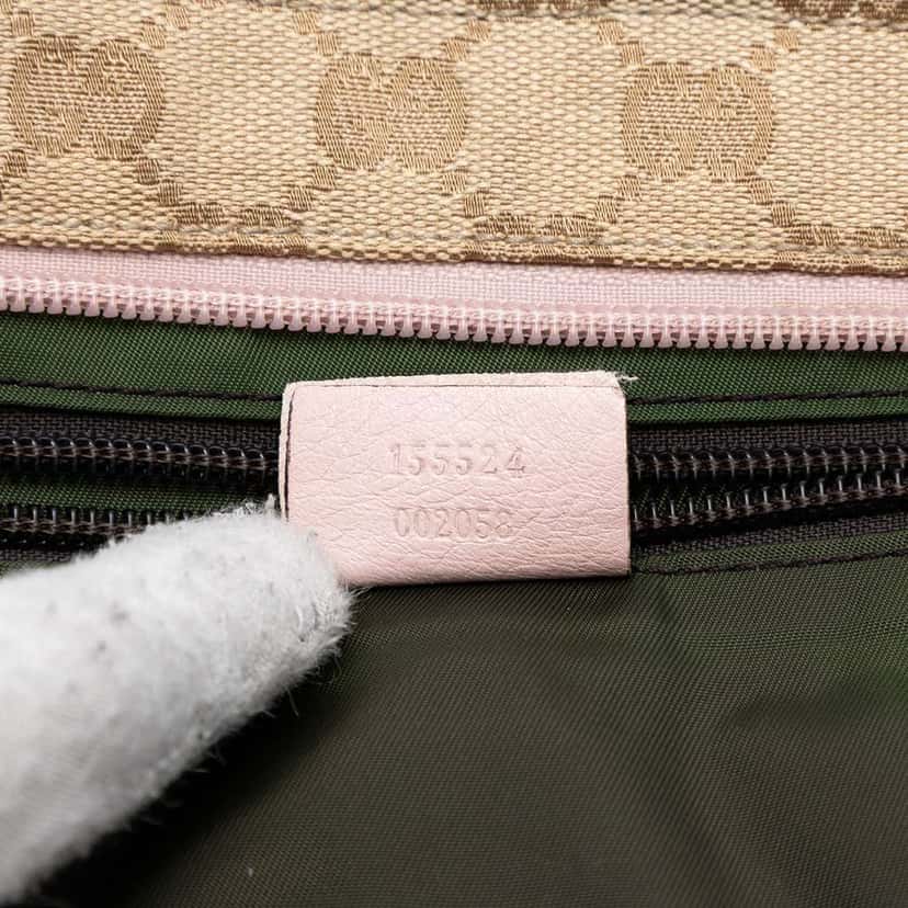 Gucci GG Canvas Web Tote Beige Very good condition - Box View