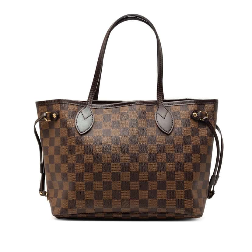 Louis Vuitton Damier Ebene Neverfull PM Brown Very good condition - Front View