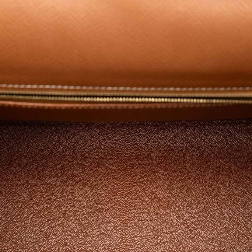 Hermès Courchevel Kelly Sellier 32 Brown Leather Very good condition - Model View