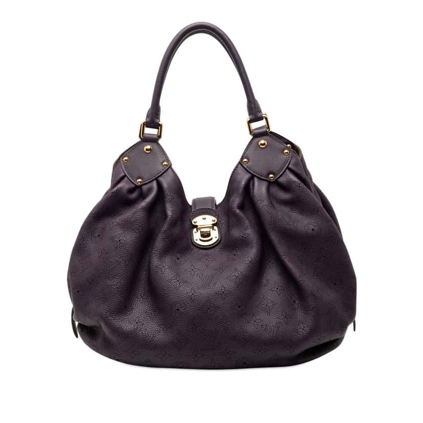 Louis Vuitton Monogram Mahina L Purple Leather Very good condition - Front View