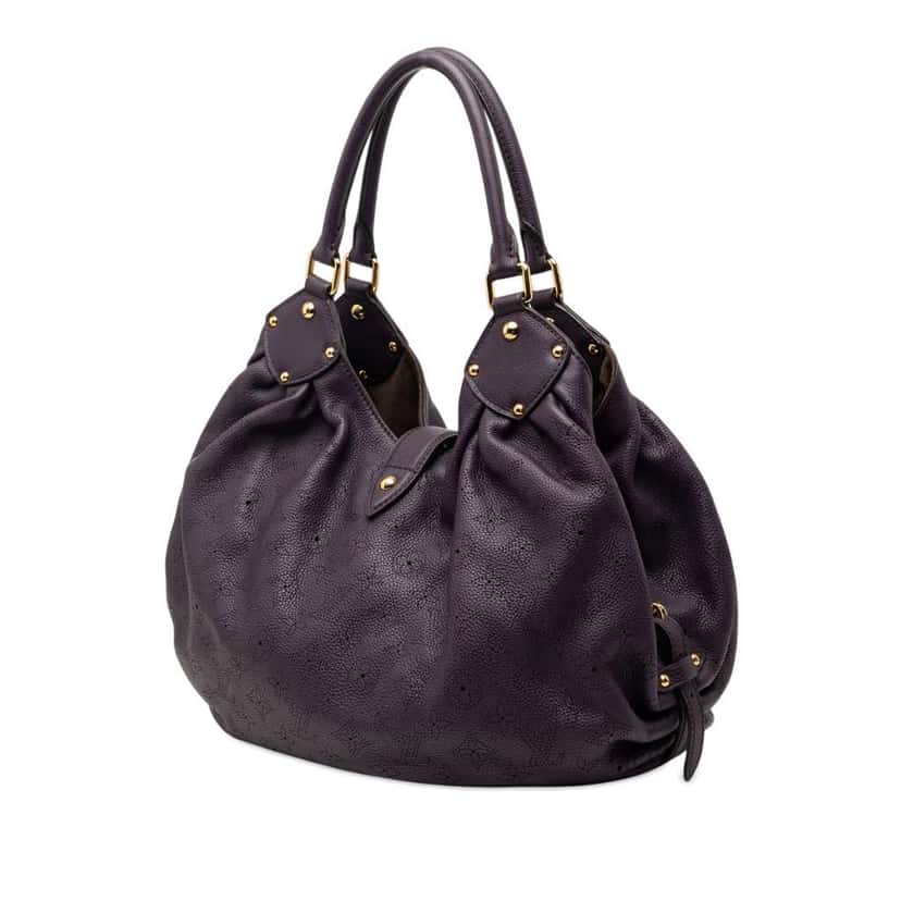 Louis Vuitton Monogram Mahina L Purple Leather Very good condition - Back View