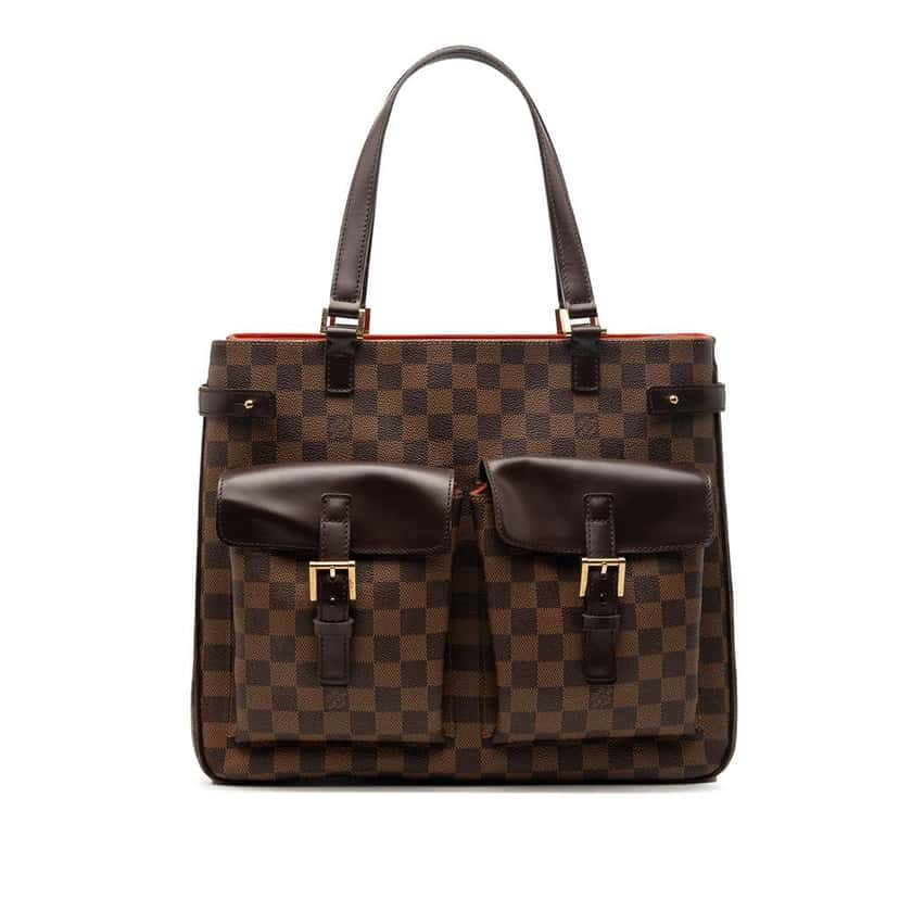 Louis Vuitton Damier Ebene Uzes Brown Very good condition - Front View