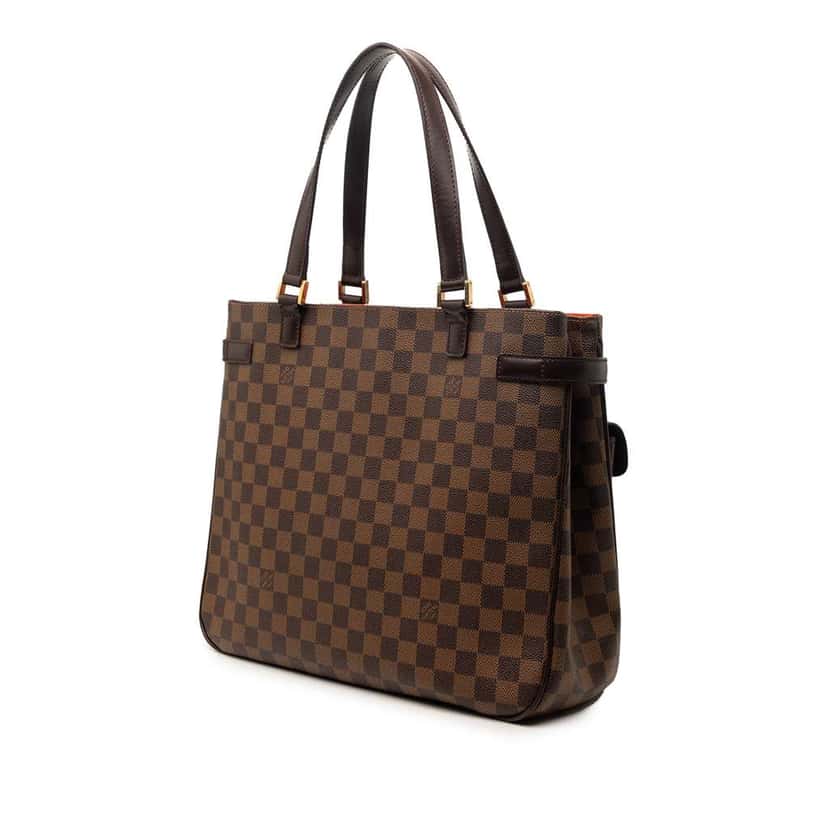 Louis Vuitton Damier Ebene Uzes Brown Very good condition - Back View