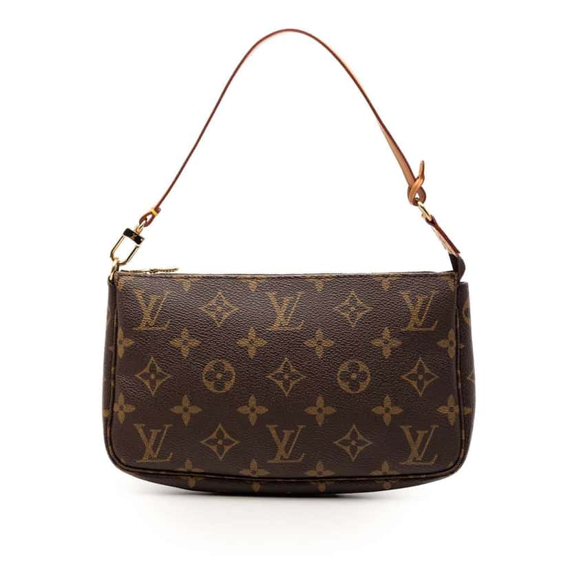 Louis Vuitton Monogram Pochette Accessoires Brown Very good condition - Front View