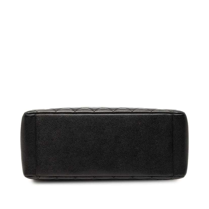 Chanel Caviar Grand Shopping Tote Black Leather Very good condition - Inside View