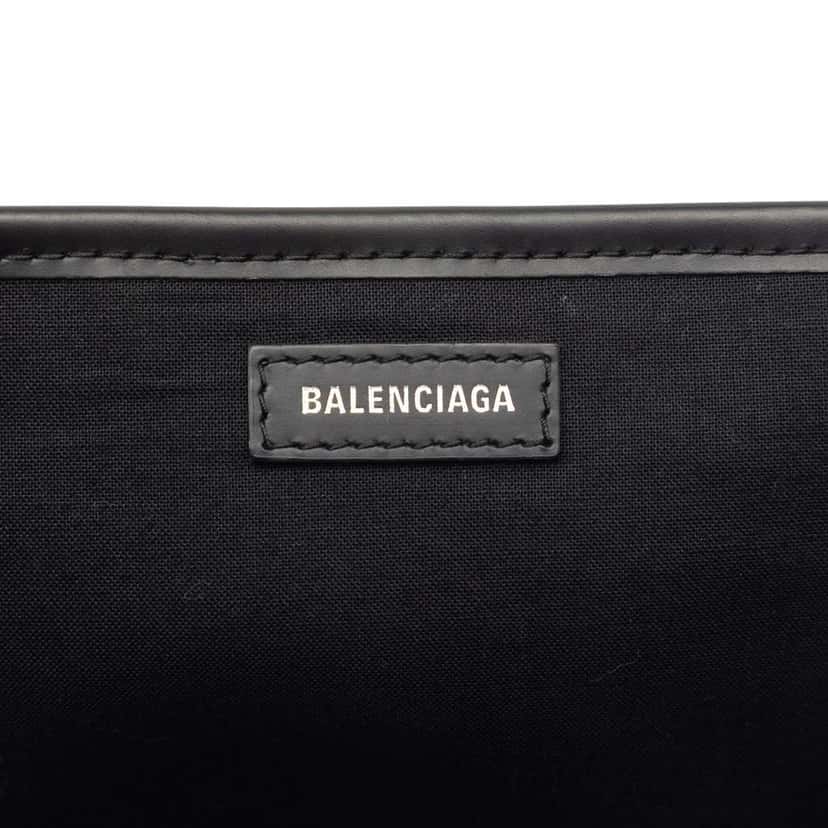 Balenciaga Canvas Navy Cabas Tote S White Canvas Very good condition - Box View