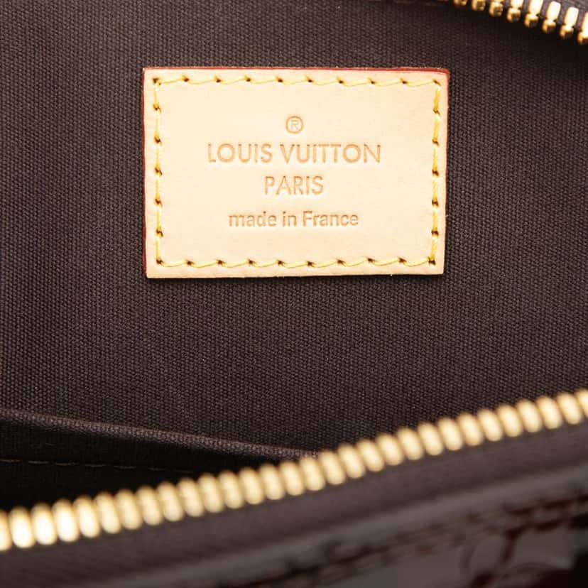 Louis Vuitton Monogram Rayures Vernis Alma BB Purple Leather Very good condition - Box View