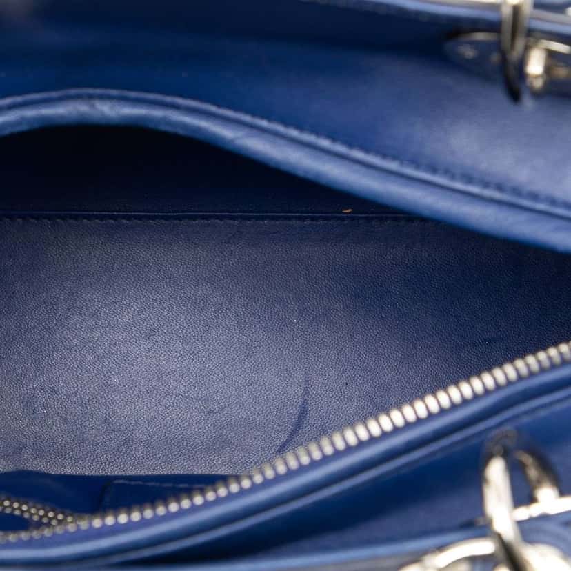 Dior Medium Woven Raffia Lady Dior Beige Very good condition - Model View