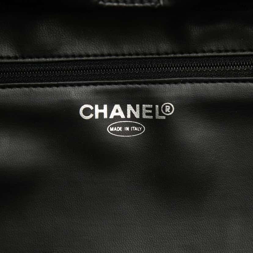 Chanel CC Caviar Vanity Case Black Leather Very good condition - Box View