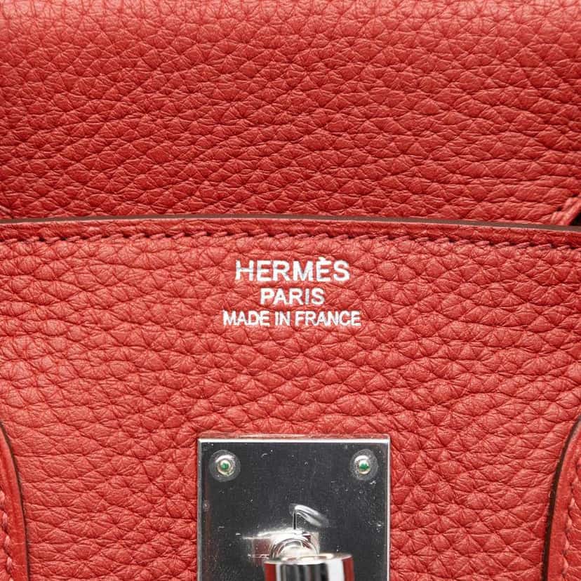 Hermès Togo Birkin Retourne 35 Red Leather Very good condition - Box View