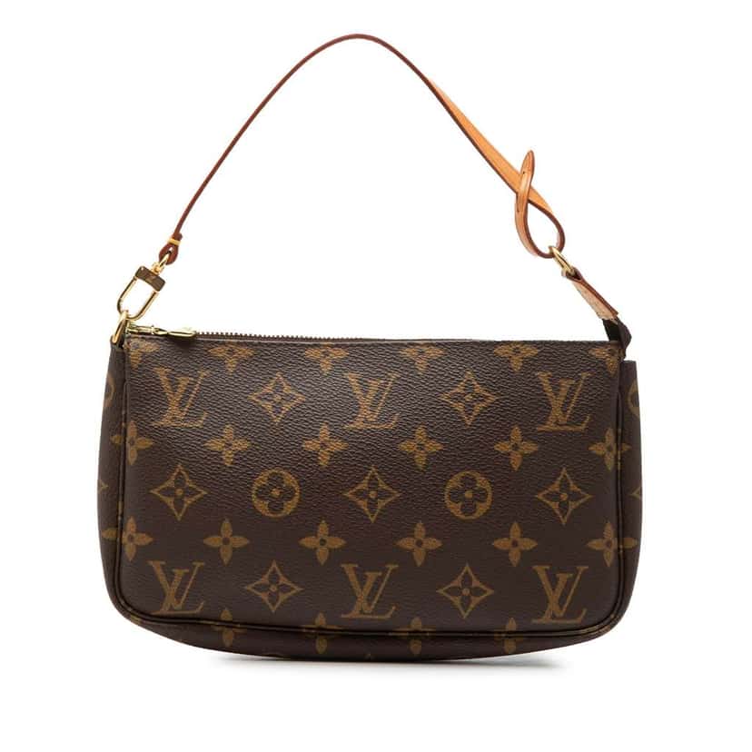 Louis Vuitton Monogram Pochette Accessoires Brown Good condition - Front View