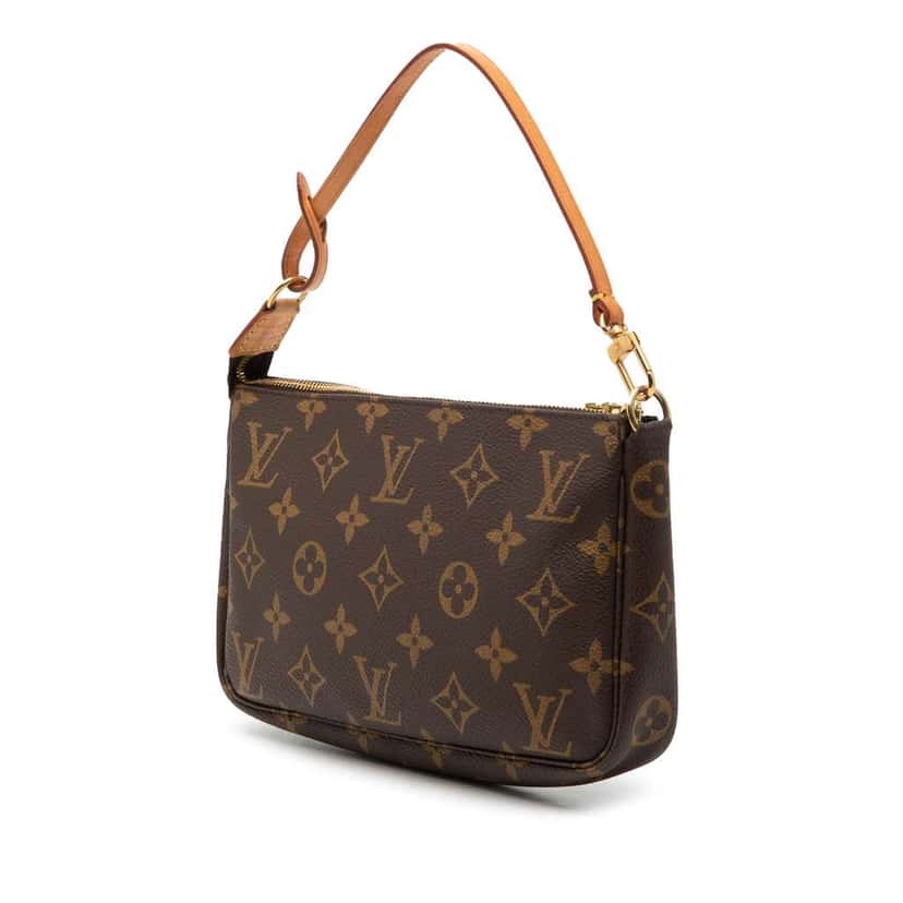 Louis Vuitton Monogram Pochette Accessoires Brown Good condition - Back View