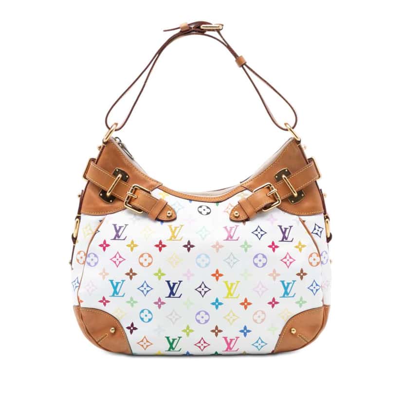 Louis Vuitton Monogram Multicolore Greta White Very good condition - Front View