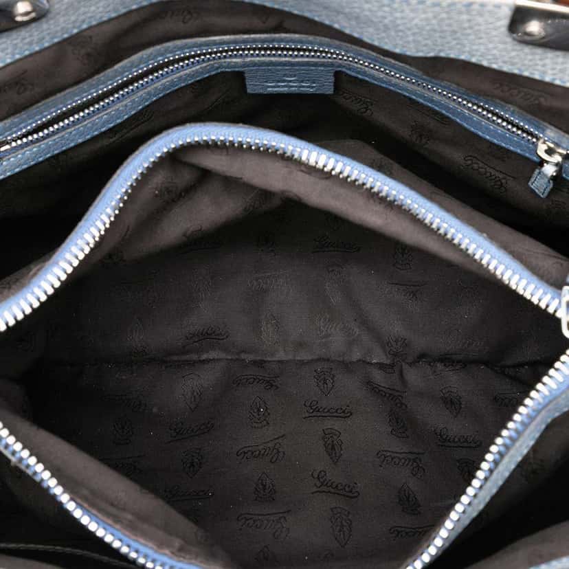 Gucci GG Canvas Bamboo Libeccio Tote Beige Very good condition - Model View