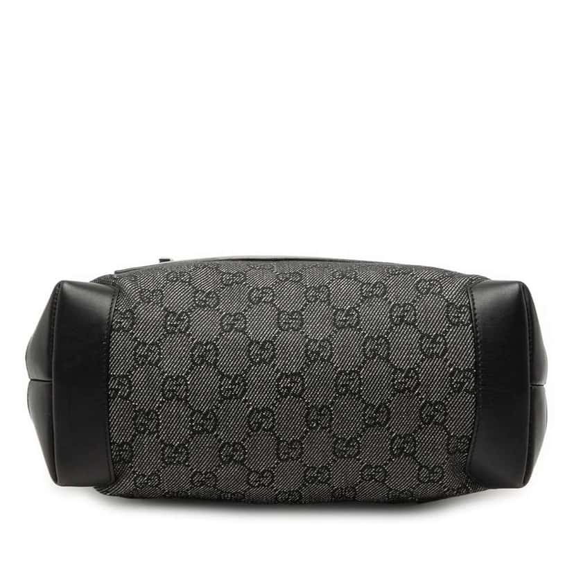 Gucci GG Denim Tote Black Denim Very good condition - Inside View