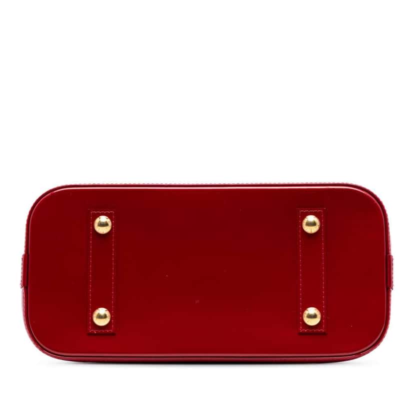 Louis Vuitton Monogram Vernis Alma PM Red Leather Very good condition - Inside View