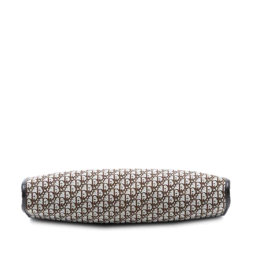 Dior Diorissimo Trotter Canvas Clutch Brown Canvas Very good condition - Inside View