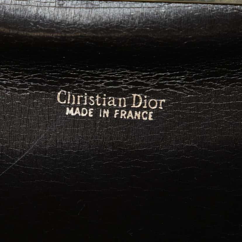 Dior Diorissimo Trotter Canvas Clutch Brown Canvas Very good condition - Box View