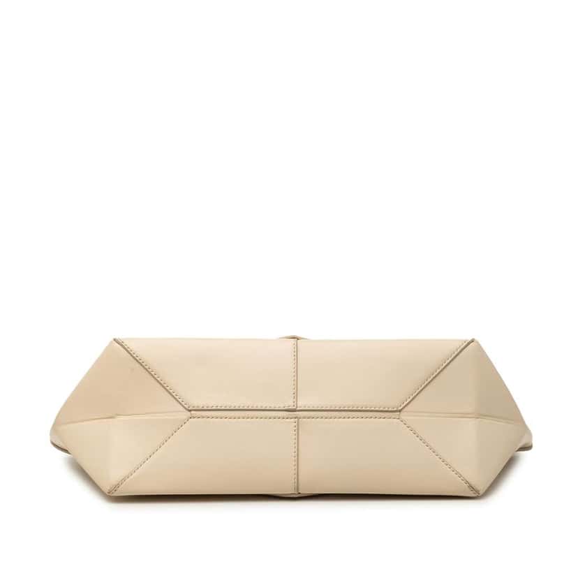 Loewe Calfskin Cropped Puzzle Fold Shoulder Bag Brown Leather Very good condition - Inside View