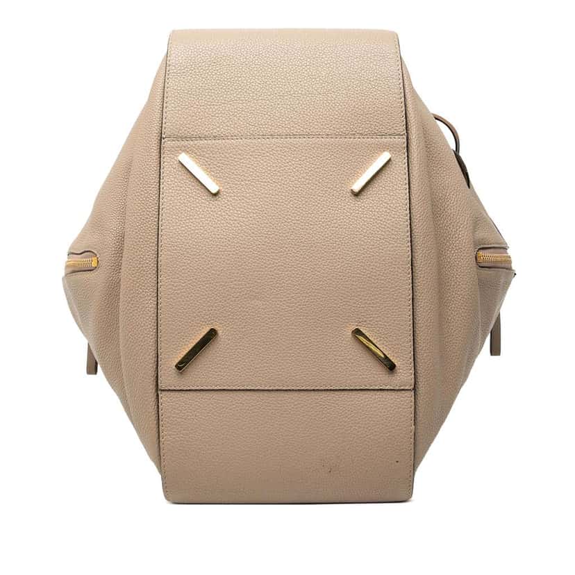 Loewe Medium Grained Calfskin Hammock Satchel Beige Leather Very good condition - Inside View