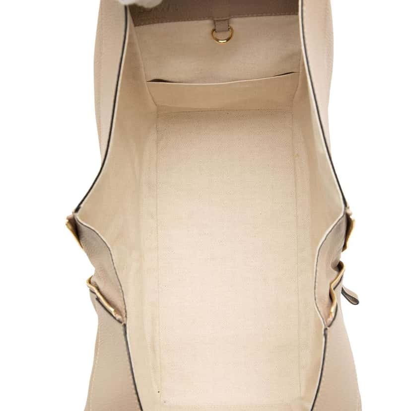 Loewe Medium Grained Calfskin Hammock Satchel Beige Leather Very good condition - Model View