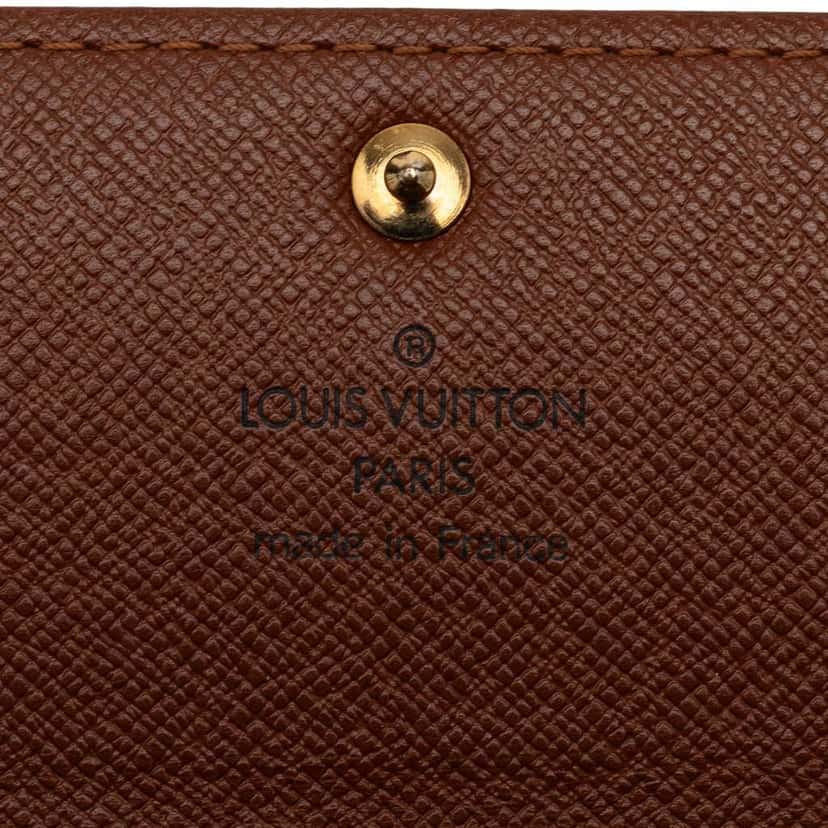Louis Vuitton Monogram Sarah Long Wallet Brown Very good condition - Box View