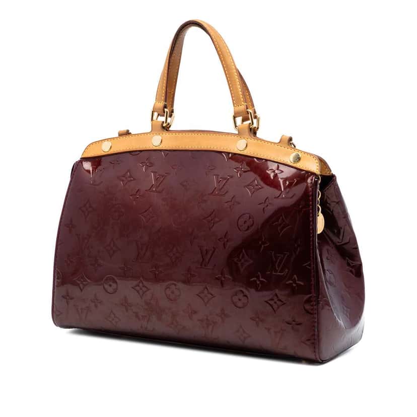 Louis Vuitton Monogram Vernis Brea MM Purple Leather Very good condition - Back View