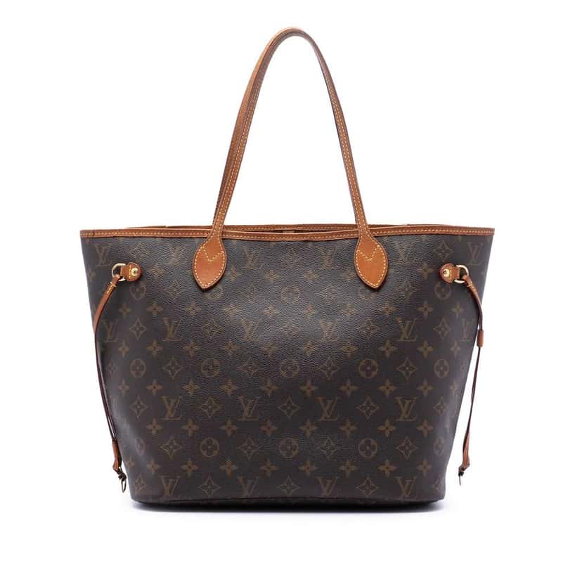 Louis Vuitton Monogram Neverfull MM Brown Very good condition - Front View