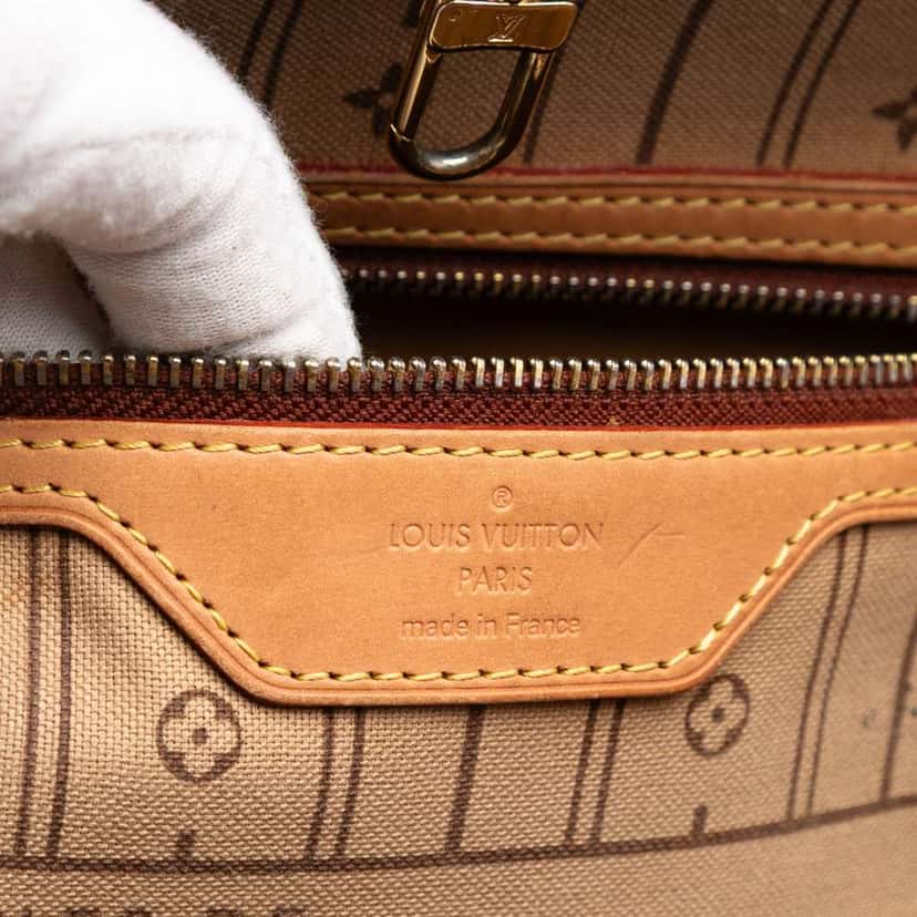 Louis Vuitton Monogram Neverfull MM Brown Very good condition - Box View