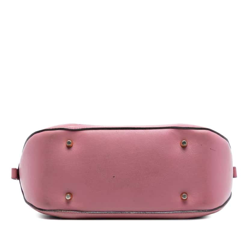 Burberry Small Leather Trimmed House Check Canvas Bridle Orchard Satchel Brown Canvas Very good condition - Inside View