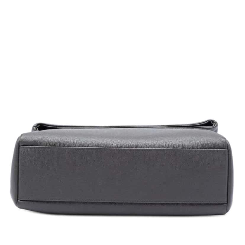 Saint Laurent Medium Grain De Poudre West Hollywood Crossbody Grey Leather Very good condition - Inside View