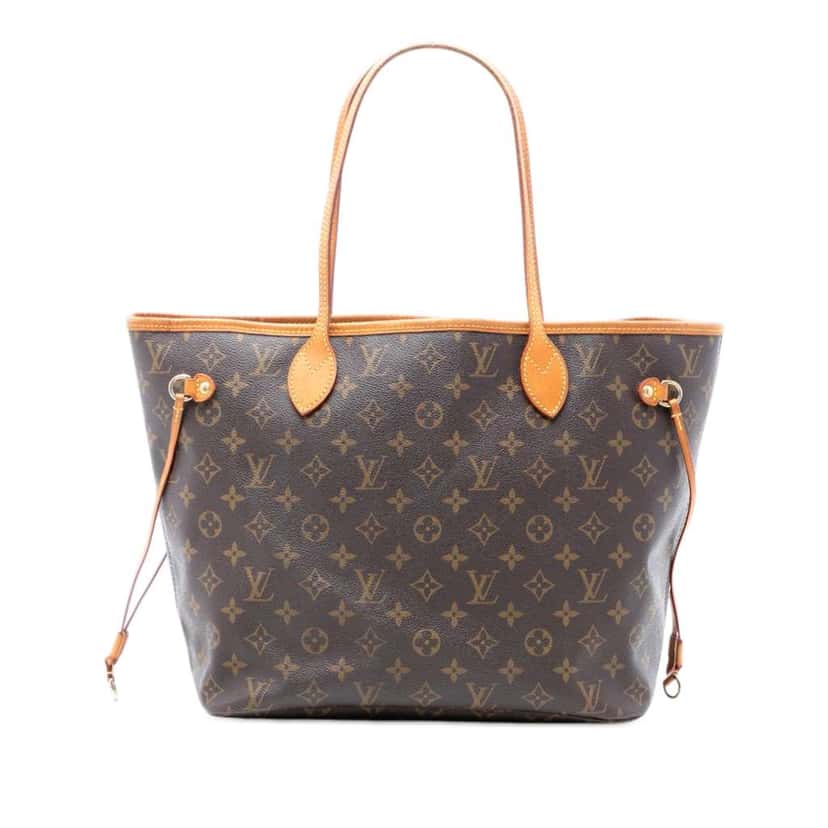 Louis Vuitton Monogram Neverfull MM Brown Very good condition - Front View