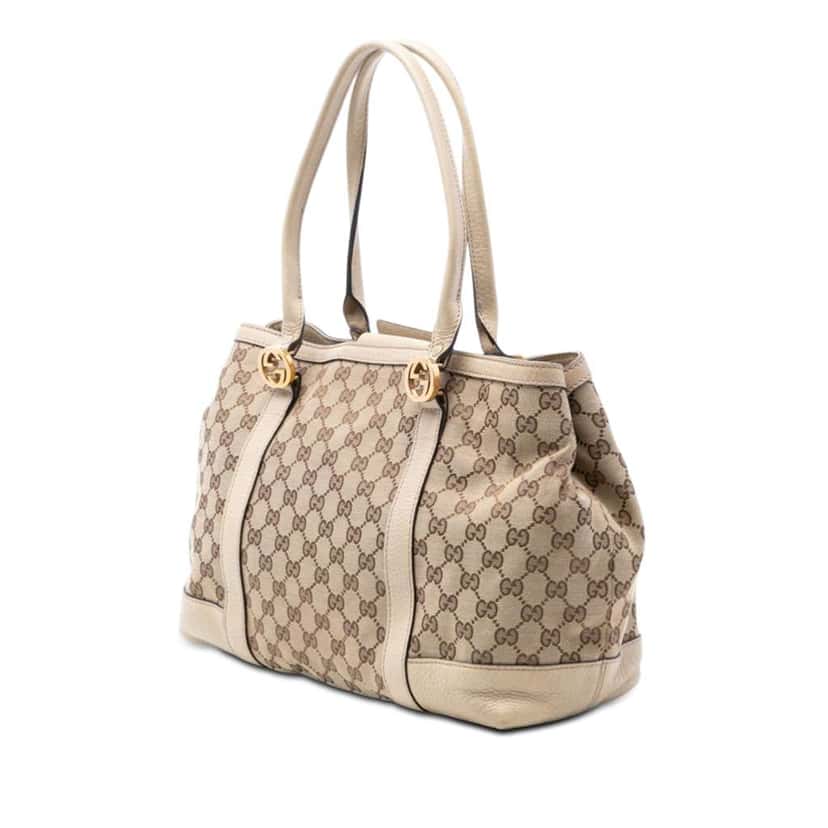 Gucci GG Canvas Miss GG Tote Beige Canvas Very good condition - Back View