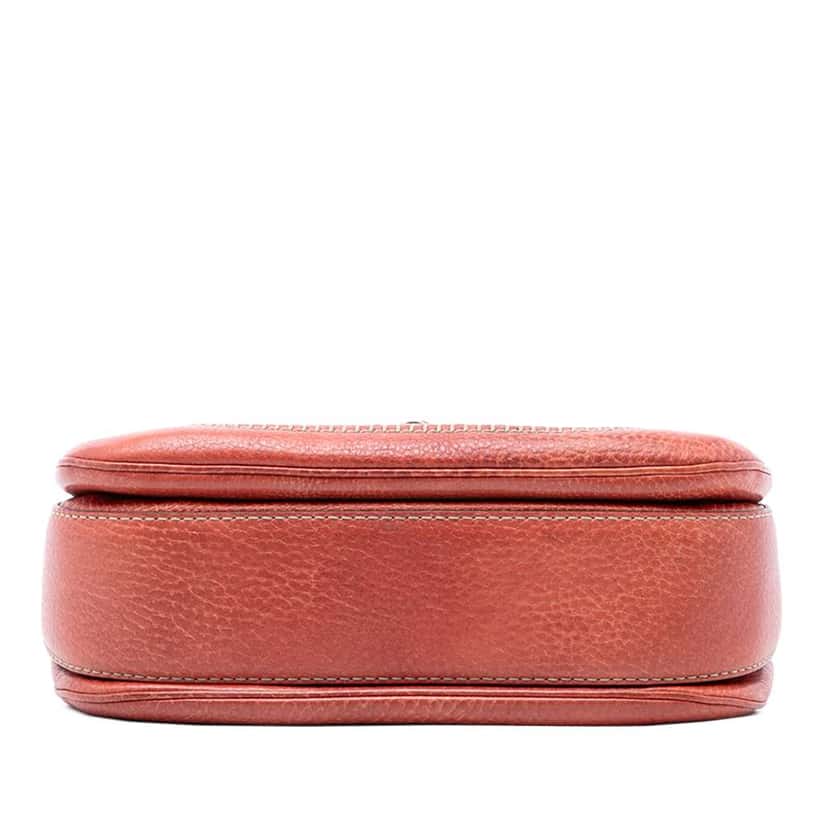 Gucci Medium Leather New Bamboo Satchel Red Leather Very good condition - Inside View